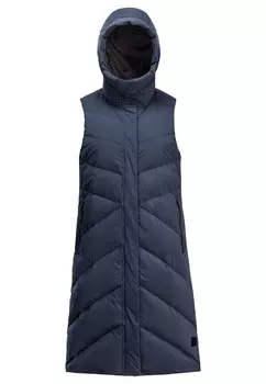 Жилет Jack Wolfskin, темно-синий деним
