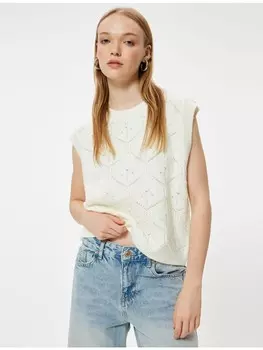 Жилет KOTON Sweater, цвет Ekru
