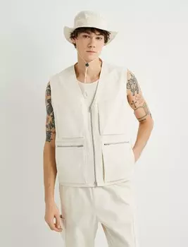 Жилет Koton Vest, экрю