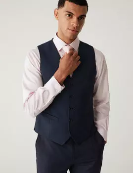 Жилет Marks & Spencer, темно-синий