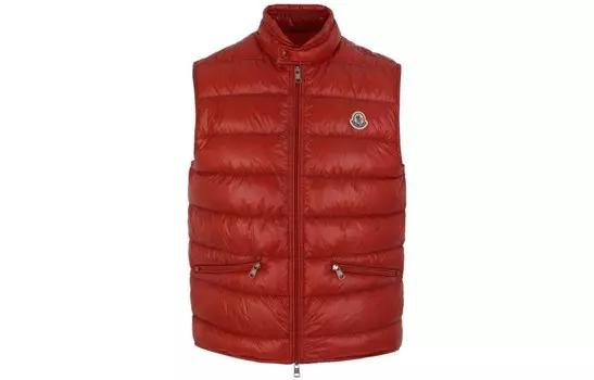 Жилет мужской красный Moncler