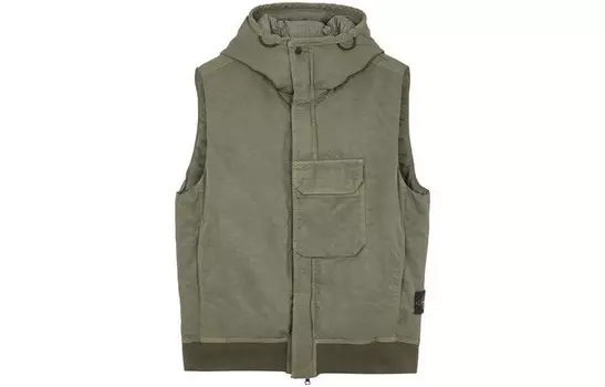 Жилет мужской оливковый Stone Island, оливковый