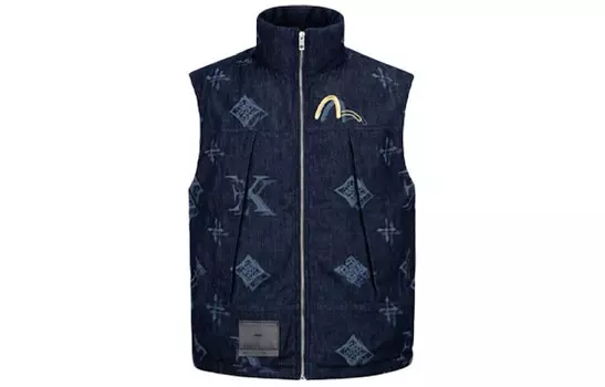 Жилет мужской синий Evisu, синий