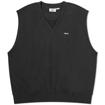 Жилет Obey Case Fleece, черный