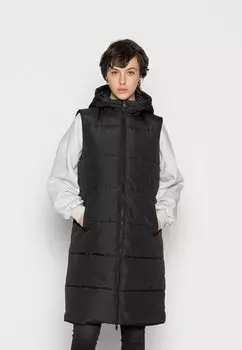 Жилет Pieces PCBEE NEWLONG PUFFER, черный