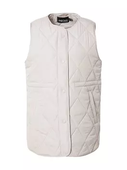 Жилет PIECES PCSTELLA, цвет Silver grey