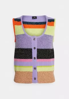Жилет PS Paul Smith Women Knitted Button, пурпурный