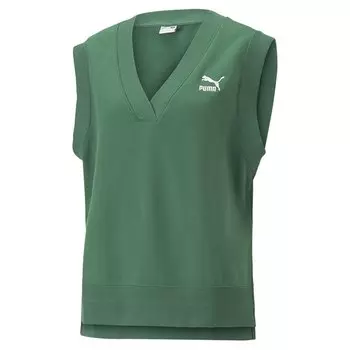 Жилет Puma Classics V-Neck, зеленый