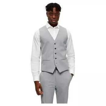 Жилет Selected Liam Slim Fit, серый