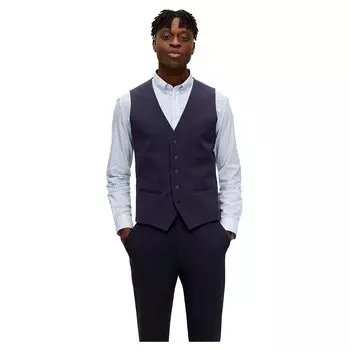 Жилет Selected Liam Slim Fit, синий