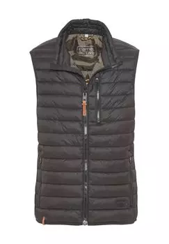 Жилет стеганый, воротник стойка, мужской camel active, цвет Anthra