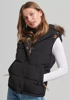Жилет Superdry, черный