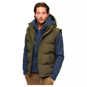 Жилет Superdry Everest Down, зеленый