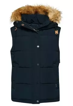 Жилет Superdry Everest, морской синий