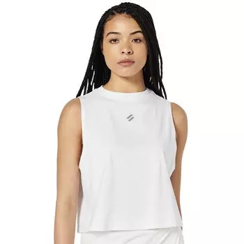 Жилет Superdry Run Cropped Loose, белый
