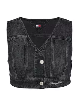 Жилет Tommy Jeans, черный деним
