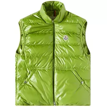 Жилет утепленный Moncler Aube Padded, зеленый