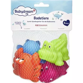 Животные для купания Babydream, 4 шт.