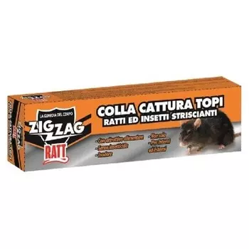 Zig Zag Rat Colla 135 г - Zig Zag - Нетоксичная клеевая ловушка для крыс с пищевым аттрактантом - для внутреннего и наружного применения