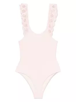 ZIMMERMANN Детский купальник с оборками Zimmermann Kids, розовый