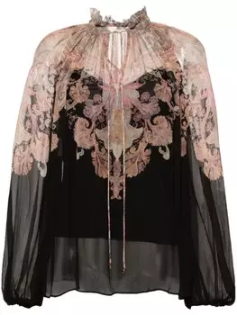 ZIMMERMANN иллюстрация Блуза Billow, черный