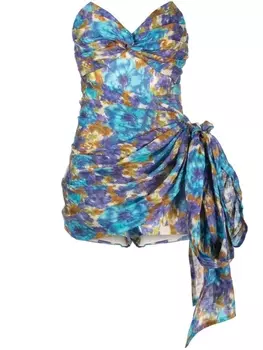ZIMMERMANN комбинезон High Tide с запахом, синий
