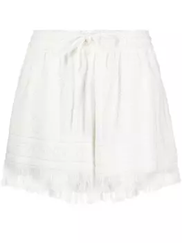ZIMMERMANN махровые шорты Alight, белый