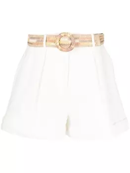 ZIMMERMANN шорты со складками, белый