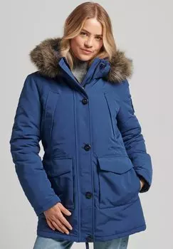 Зимнее пальто EVEREST Superdry, синий