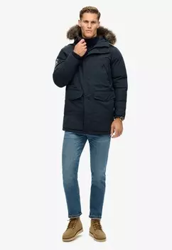 Зимнее пальто EVEREST Superdry, синий