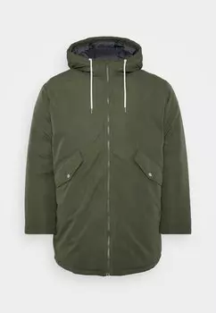 Зимнее пальто JJLOOP Jack & Jones, оливковый