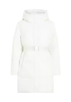 Зимнее пальто LOGO BELT PUFFER Calvin Klein Jeans, кремовый