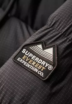 Зимнее пальто PUFFER Superdry, черный