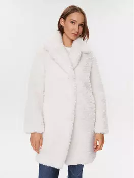 Зимнее пальто стандартного кроя Guess, экрю