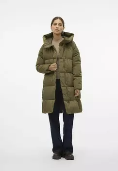 Зимнее пальто STELLA LCS Vero Moda, зеленый