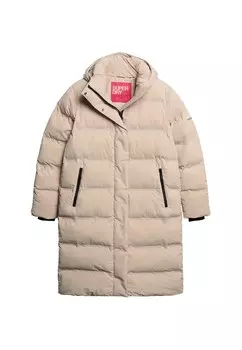Зимнее пальто Superdry, бежевый
