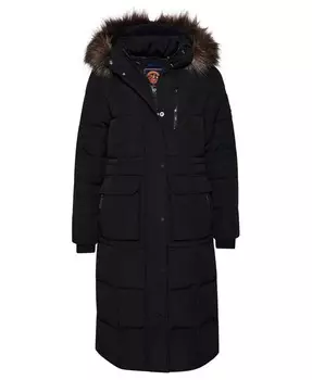 Зимнее пальто Superdry, черный