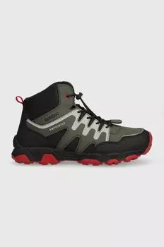 Зимние ботинки Geox, зеленый