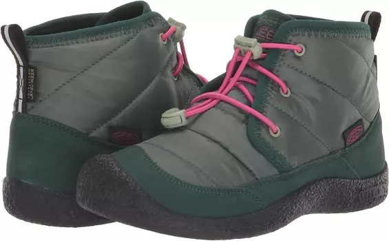 Зимние ботинки Howser II Chukka Waterproof KEEN, цвет Dark Forest/Fuchsia Purple