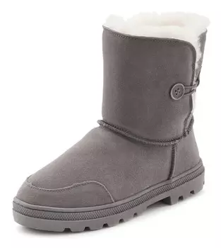 Зимние ботинки LASCANA Snow Boots, серый
