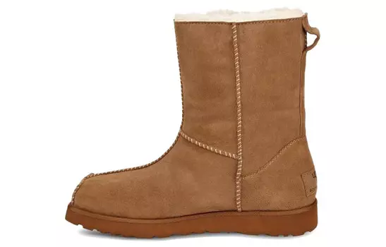 Зимние ботинки мужские каштановые Ugg