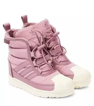 Зимние ботинки superstar 360 Adidas Originals Kids, фиолетовый
