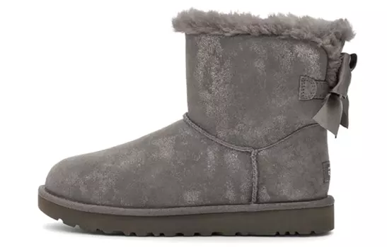 Угги UGG Mini Bailey Bow Glimmer Charcoal Women's
