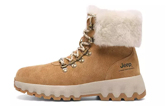 Зимние ботинки унисекс песочные Jeep