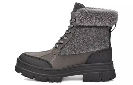 Зимние ботинки женские черные Ugg