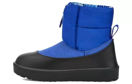 Зимние ботинки женские синие Ugg
