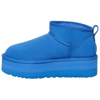 Зимние ботинки женские синие Ugg