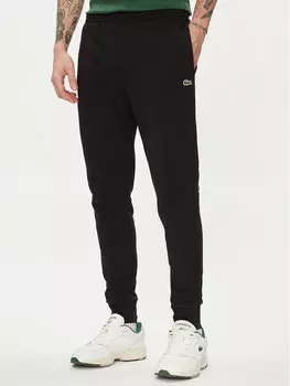 Зимние брюки regular fit Lacoste, черный