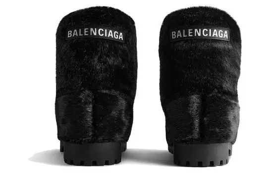 Сапоги зимние Balenciaga женские, черный