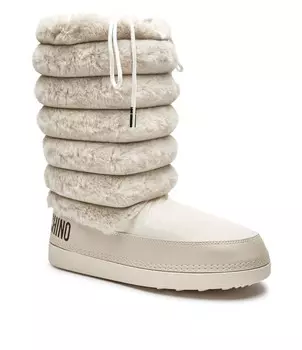Зимние сапоги Love Moschino, бежевый